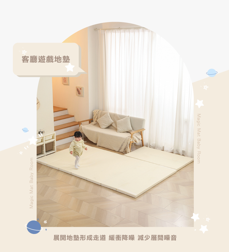 抗菌百變兒童城堡地墊