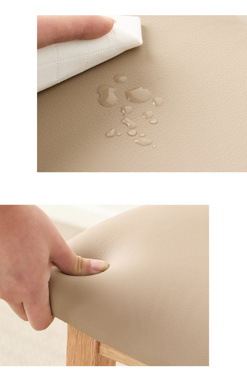 西力特原木皮革椅凳