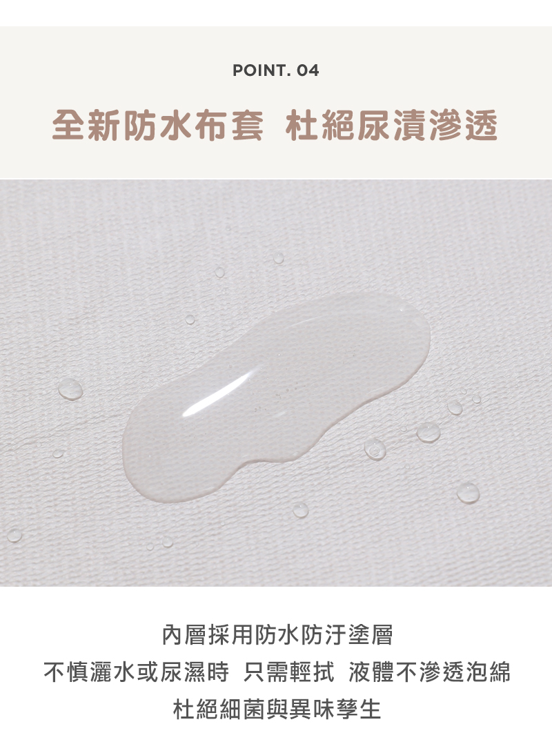 防水布套測試液體不滲透特寫